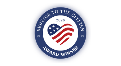 2026 Service to the Citizen Award Winner badge